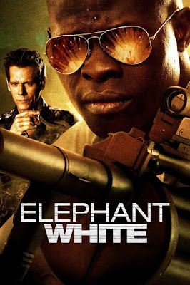 Elephant White Poster