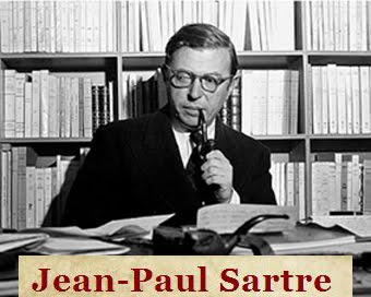 Σελίδες για τον Γάλλο φιλόσοφο Jean-Paul Sartre, 1905-1980,