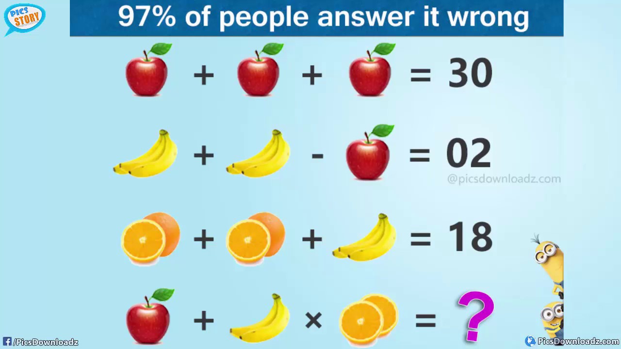 Задачи про фрукты. Математические задачи с фруктами. Задание на логику фрукты. Логическая задача с фруктами. Логтченмская задача с фруктам.