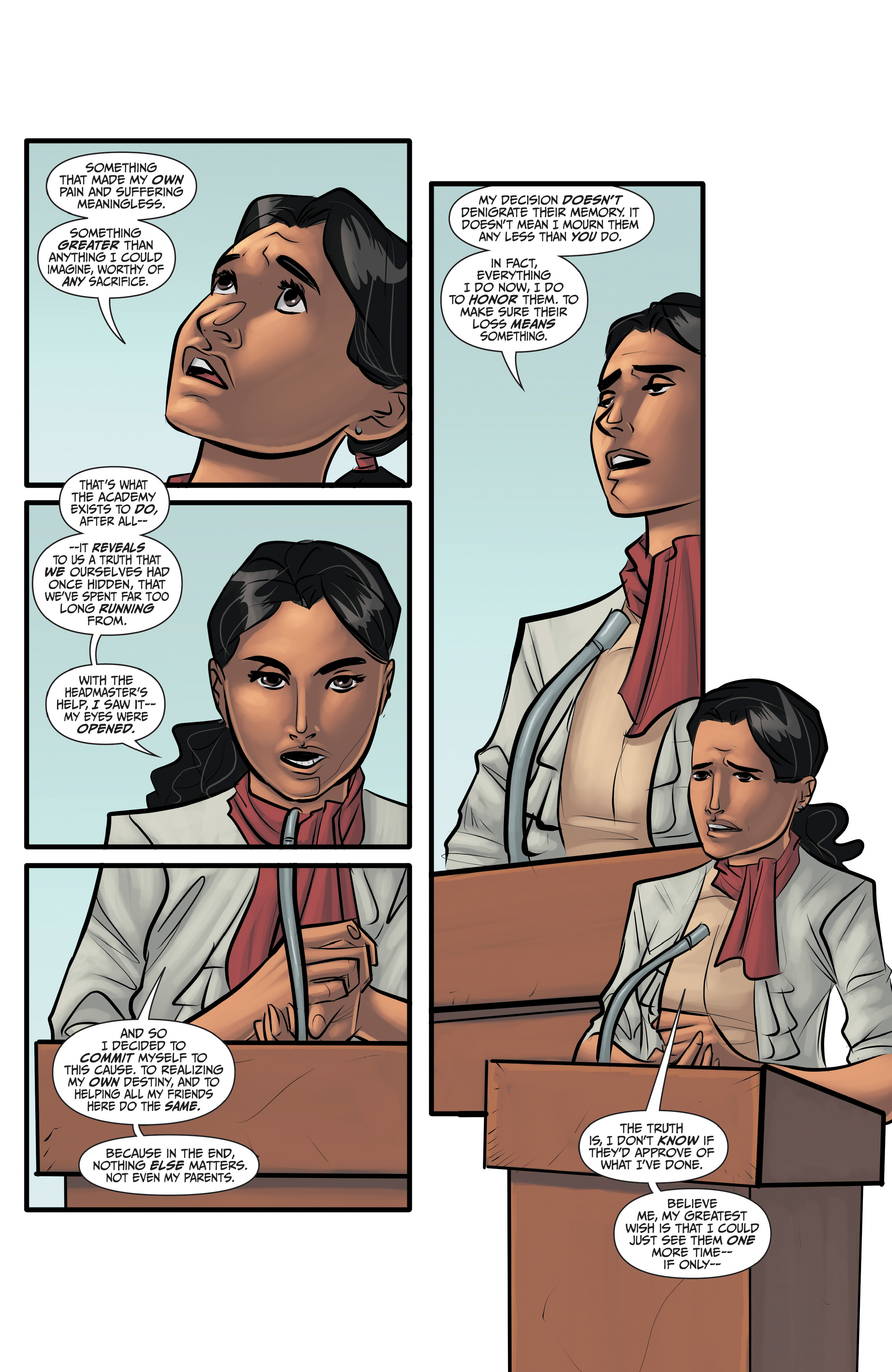 Read online Morning Glories comic -  Issue #48 - 21