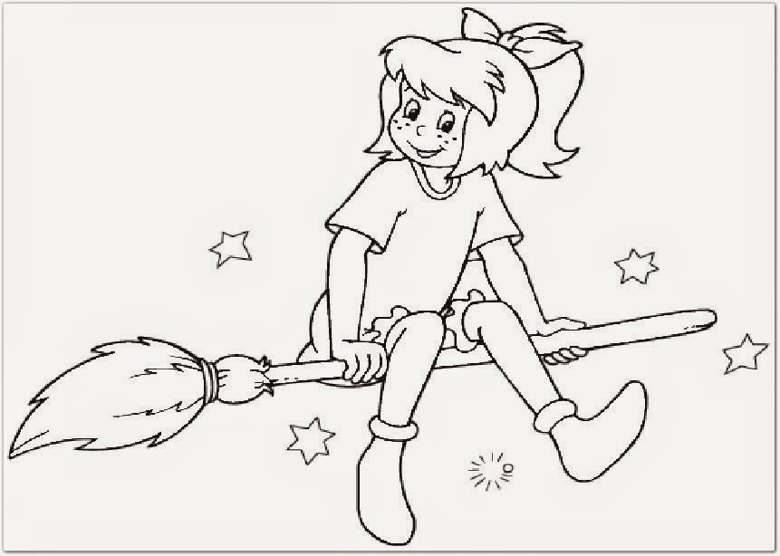 Ausmalbilder zum Ausdrucken Ausmalbilder Bibi Blocksberg