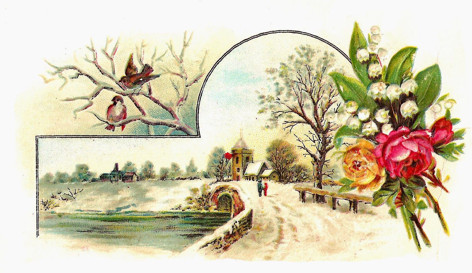 vintage spring clip art - photo #43