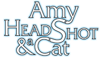 Amy, Headshot & a Cat