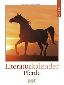Pferde 2016: Literatur-Wochenkalender