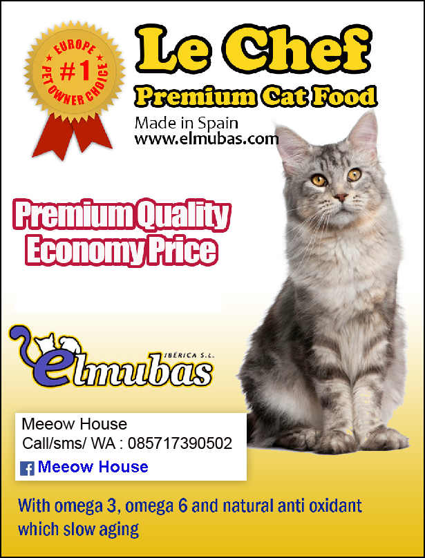 meeow house makanan kucing le chef meeow house makanan kucing le chef