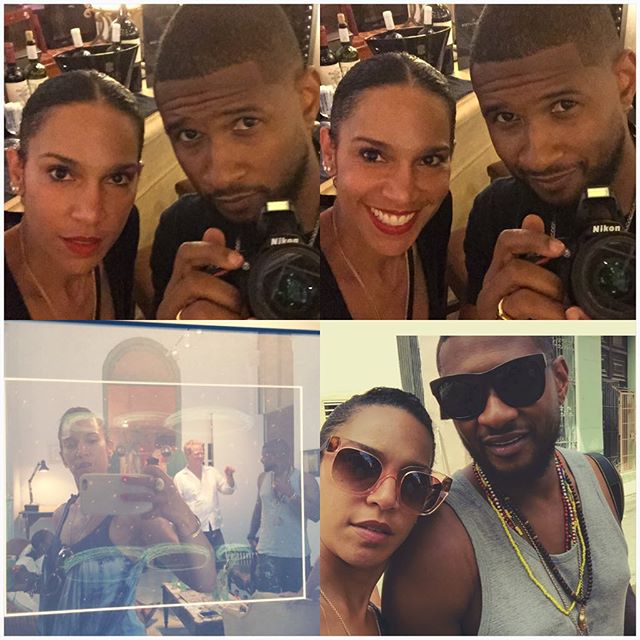 picture of usher and wife