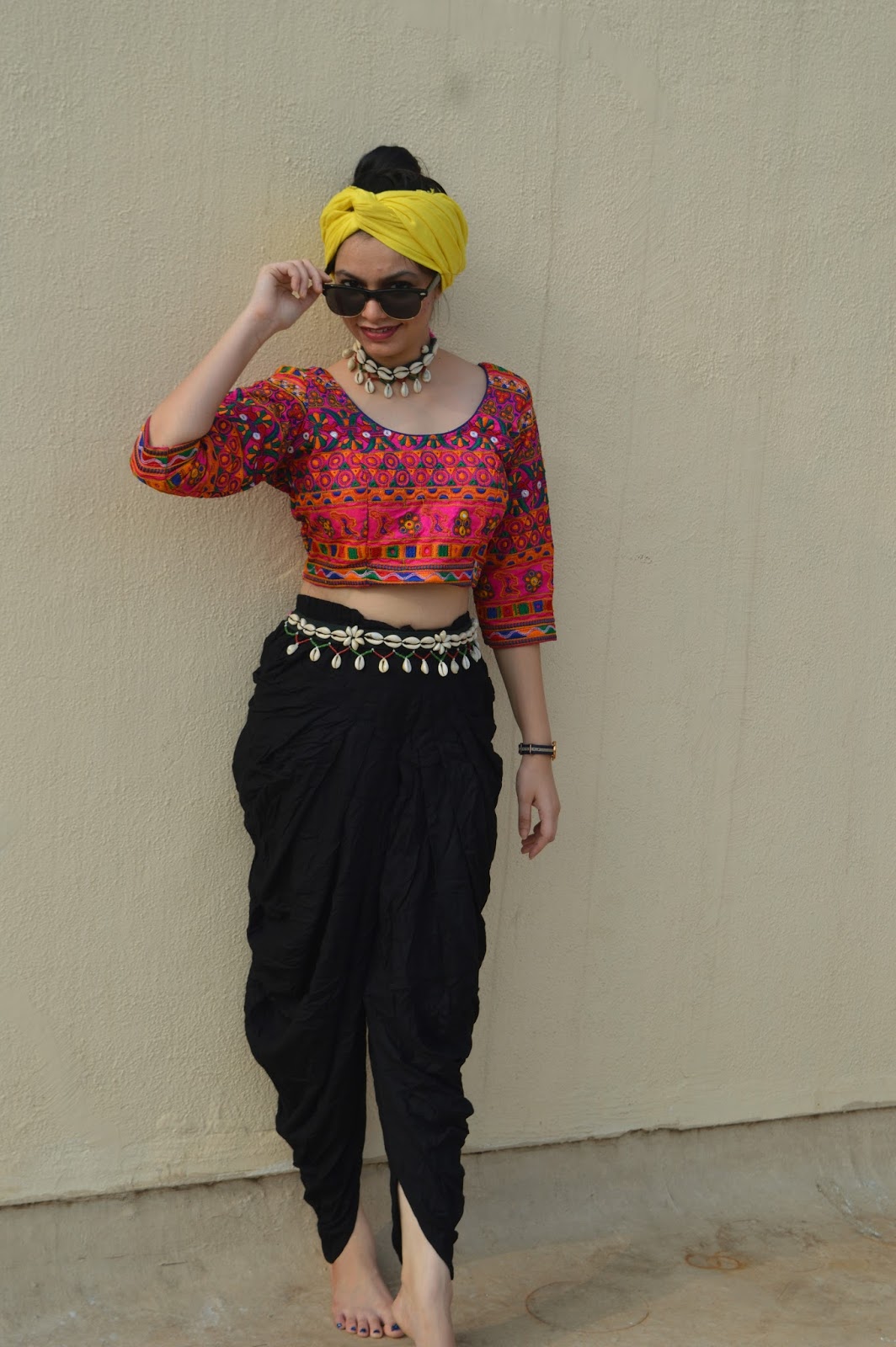 indo western look for navratri