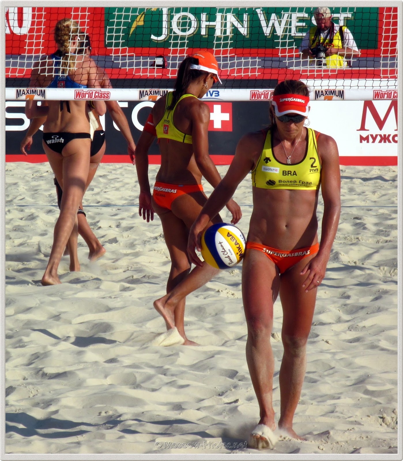 Beach Volleyball Players Juliana Felisberta Da Silva & Larissa Franca