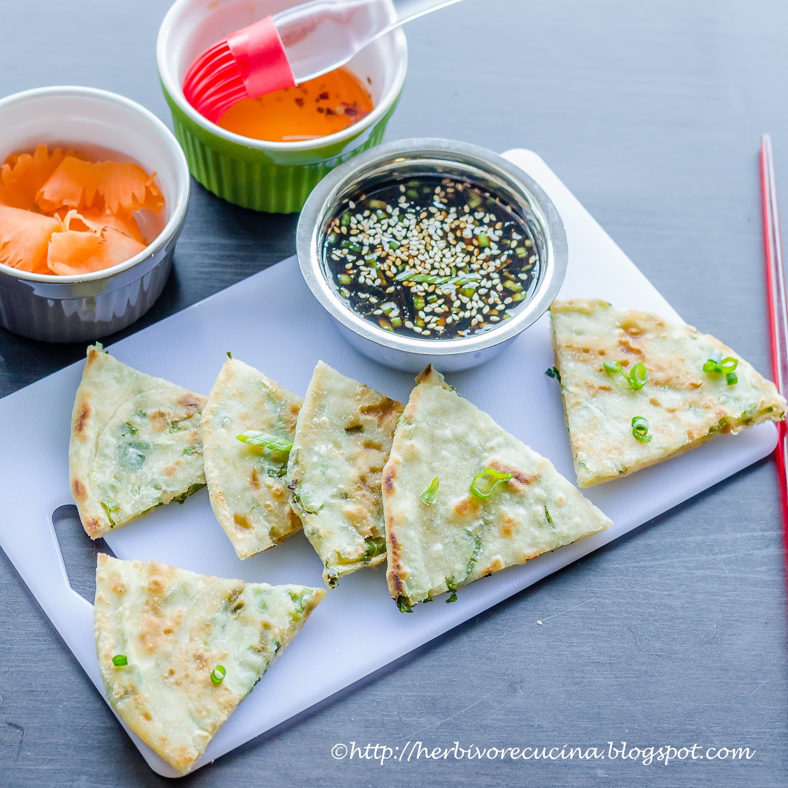 Herbivore Cucina Scallion Pancakes