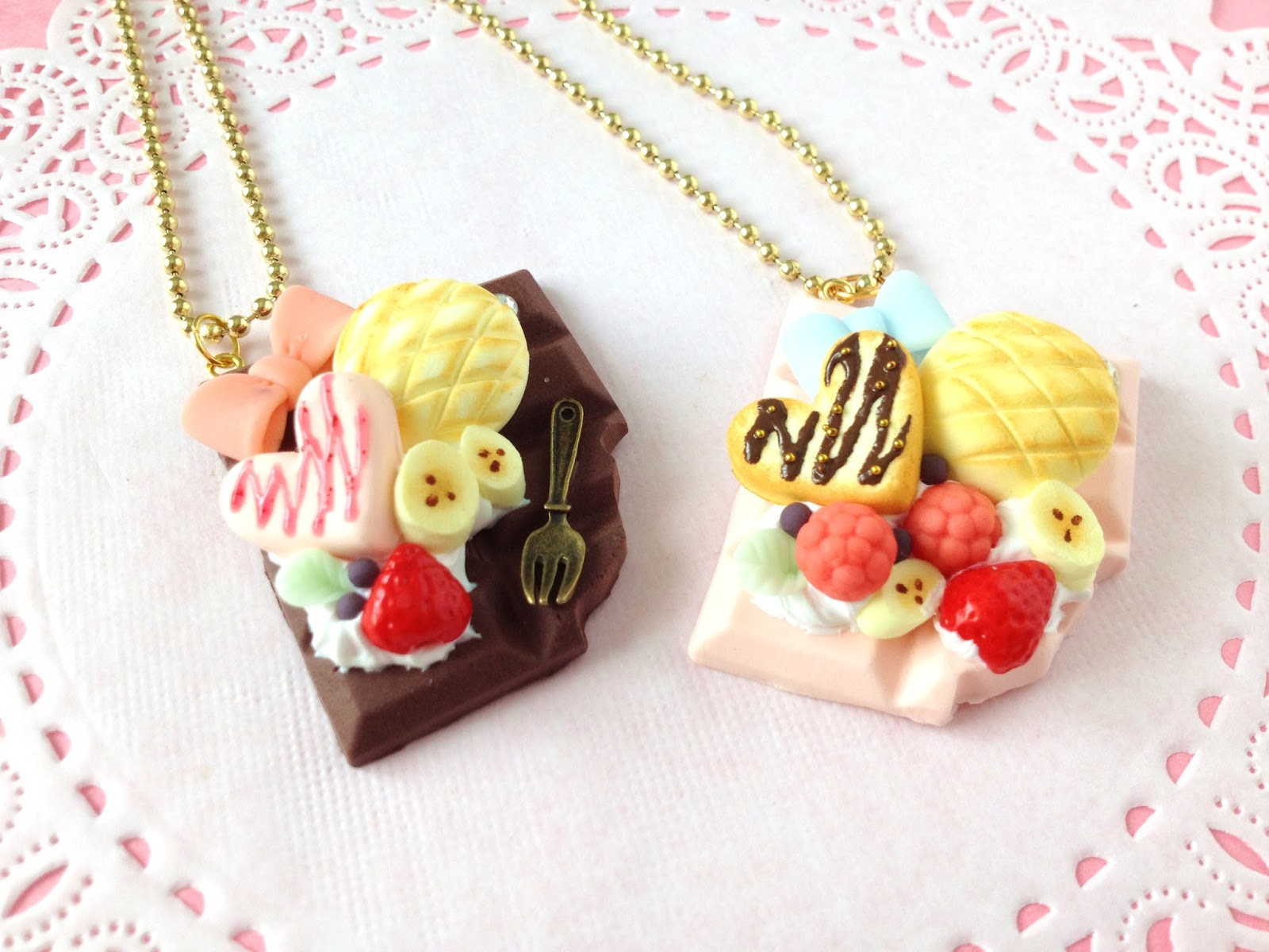 Tiramisufluff Chocolate Bar Necklaces