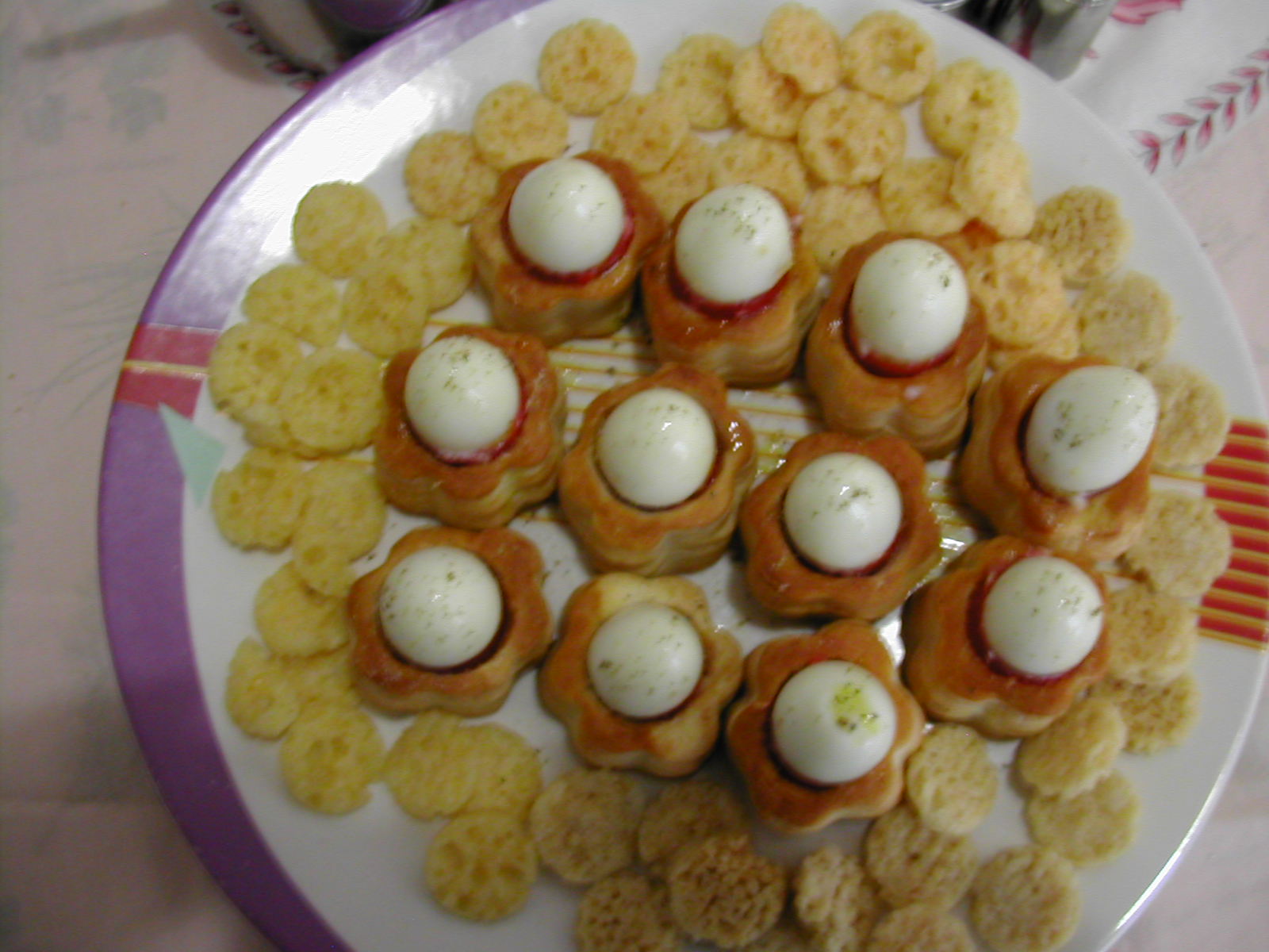 SQUISITO VOL AU VENT CON PATE' E UOVA DI QUAGLIA