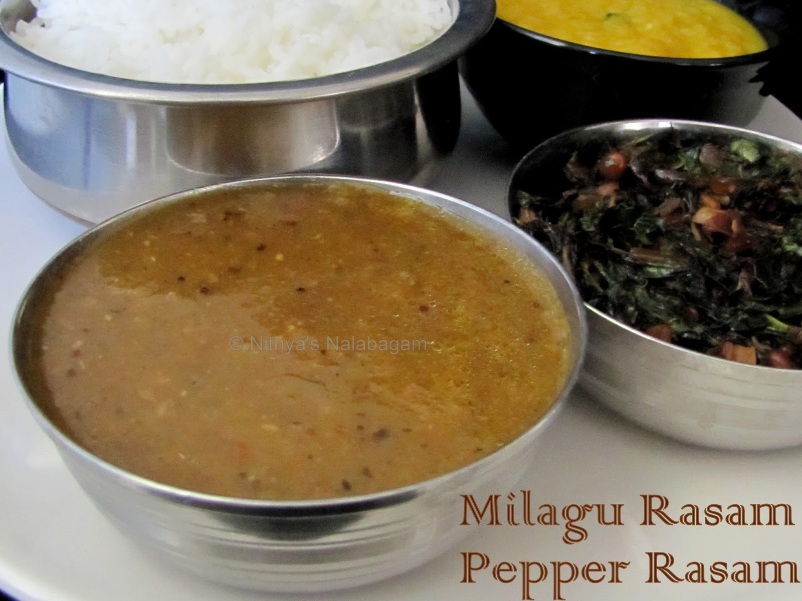 Pepper Rasam | Milagu Rasam |Nithya's Nalabagam