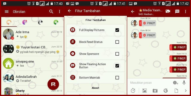 BBM MOD Red Elegant versi Terbaru 3.0.0.18 APK BBM MOD Red Elegant versi Terbaru 3.0.0.18 APK