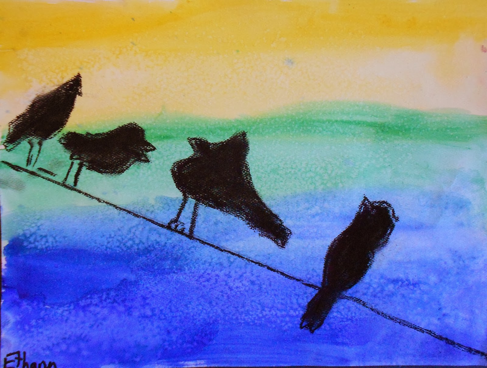 Learn, Explore, Create 3rd Grade Birds Perched On A Wire