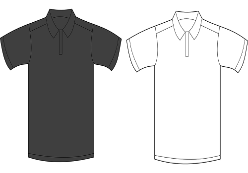 Kaos Polos Contoh kaos polos berkerah