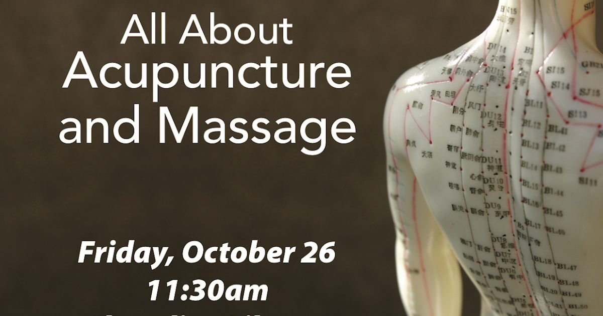 Shoreline Area News All about acupuncture and massage
