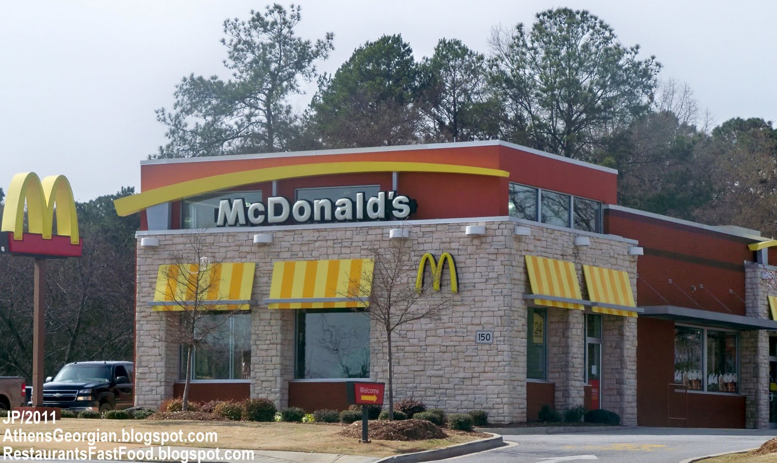 Restaurant Fast Food Menu McDonald's DQ BK Hamburger Pizza Mexican Taco