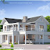Two storey luxury villa has a total area of 2850 Sq-Ft