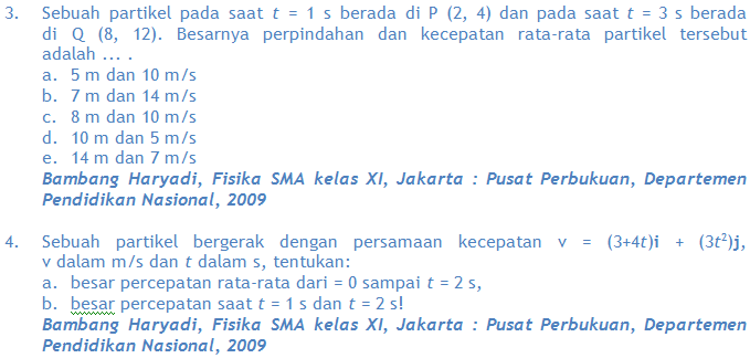 Berbagi sedikit ilmu Fisika dan Astronomi: KINEMATIKA DENGAN VEKTOR