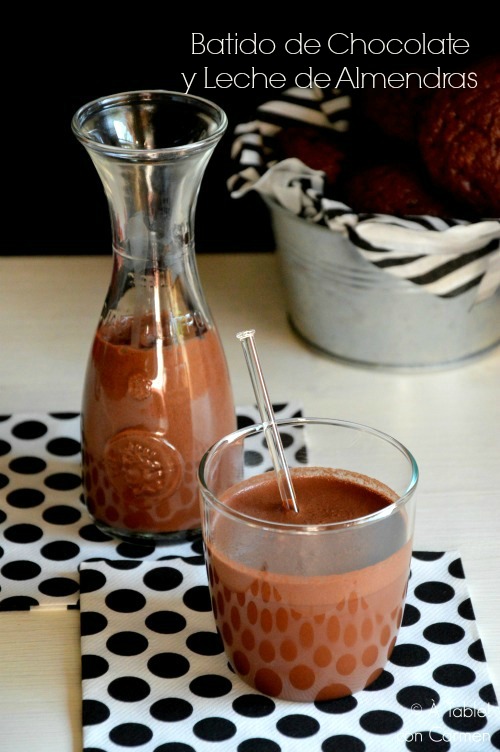 Batido de Chocolate y Leche de Almendras