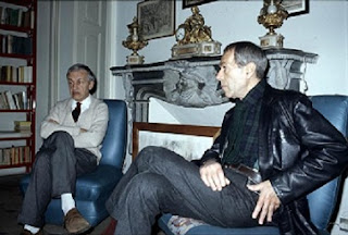 Carlo Fruttero and Franco Lucentini, in a photograph taken for the Corriere della Sera newspaper