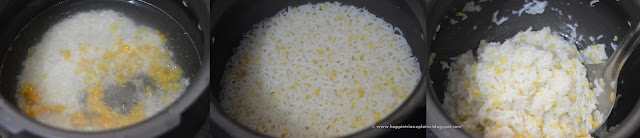 step 2 - Cook the Rice and Dal in cooker