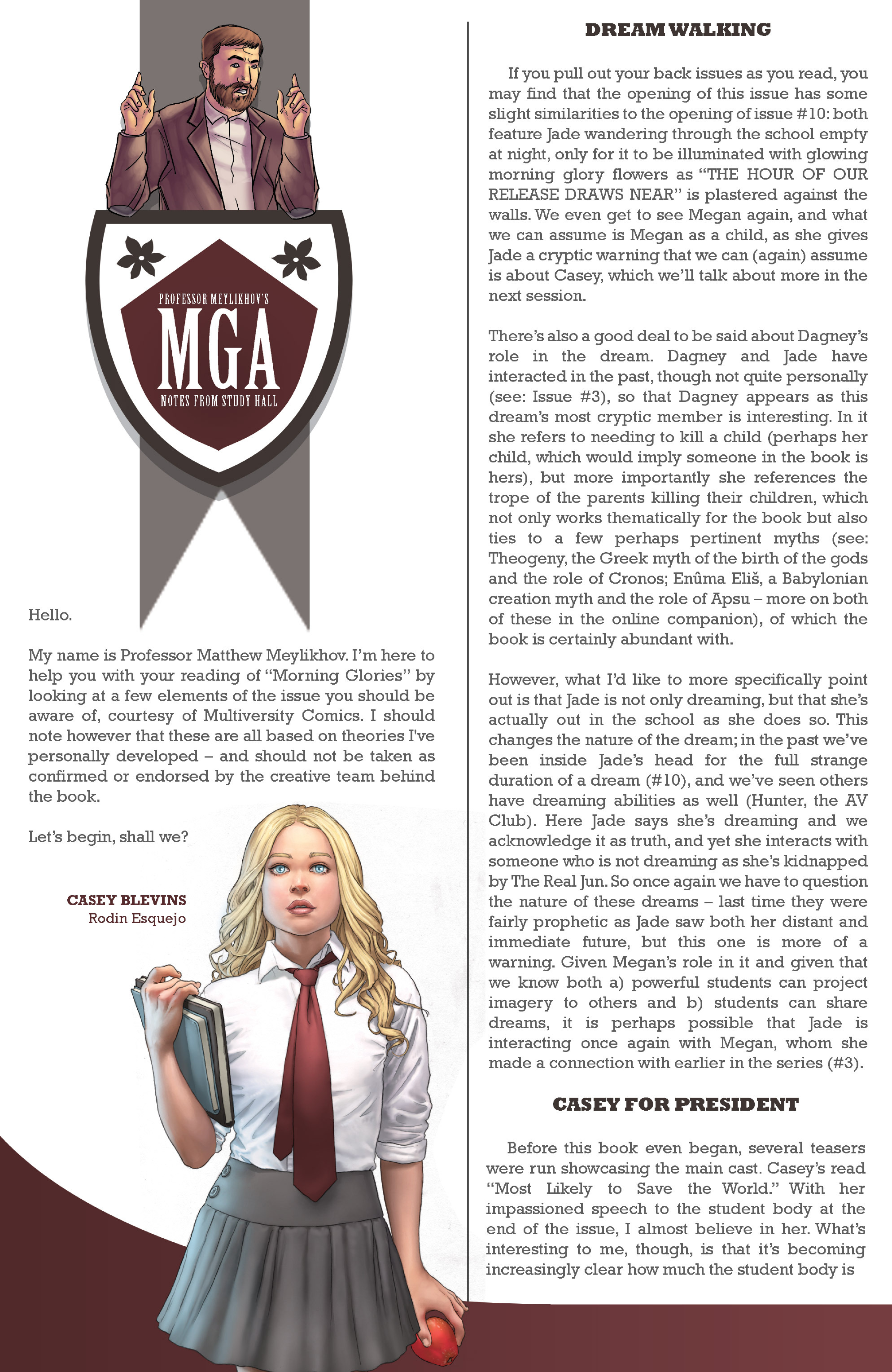 Read online Morning Glories comic -  Issue #42 - 31