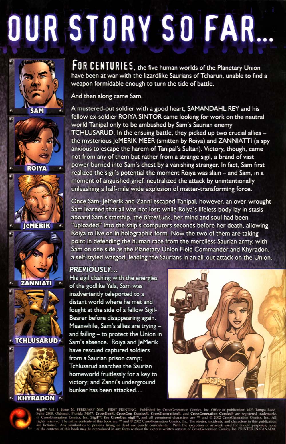 Read online Sigil (2000) comic -  Issue #20 - 2