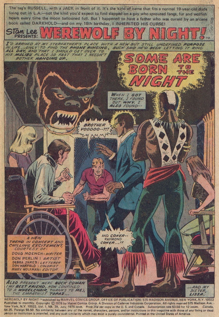 Read online Werewolf by Night (1972) comic -  Issue #39 - 23