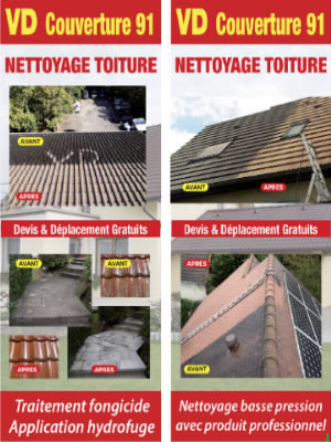 nettoyage couverture de toit