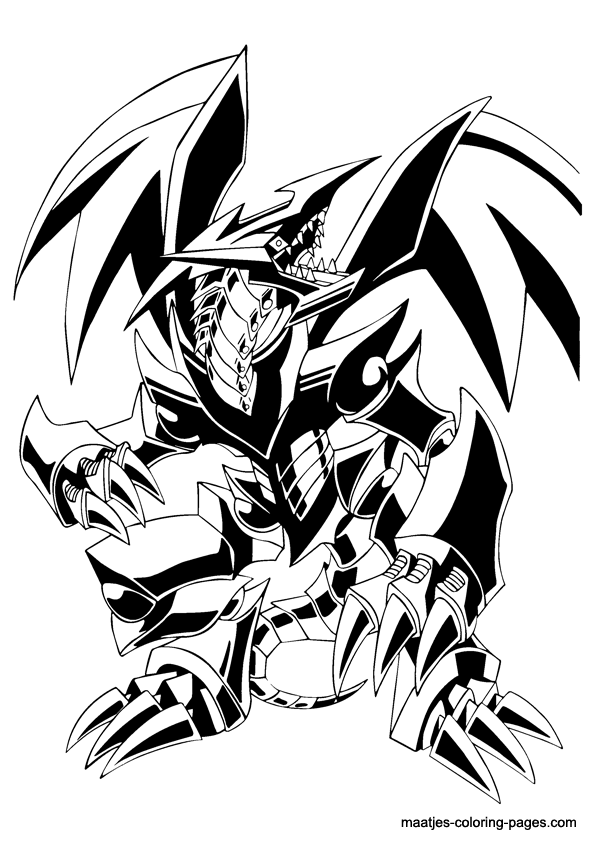Desenhos do YugiOh Monsters para Colorir