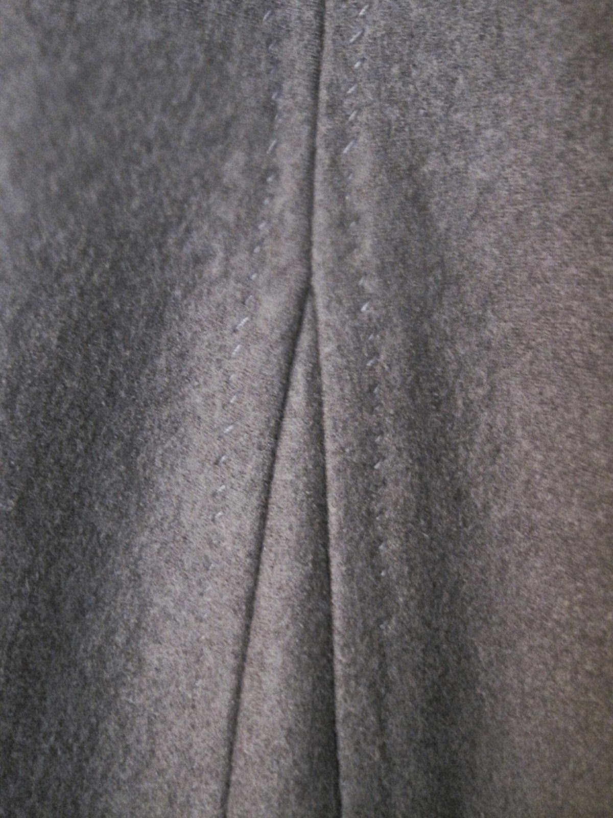 Stone Tracery Threads: Finishing Gores and Hiding Knots - Gray Apron Dress
