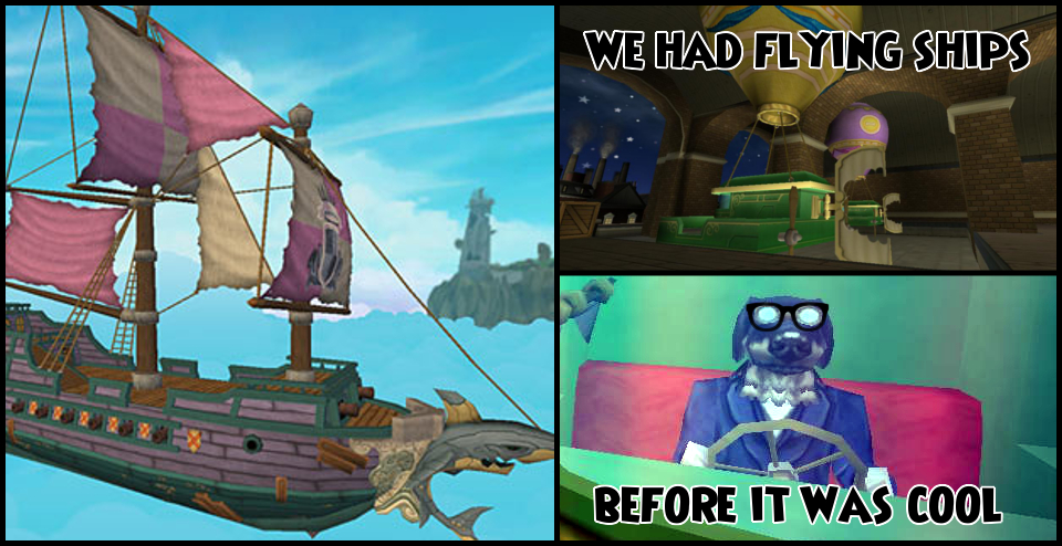 Wizard101, Pirate101 Flying Ships
