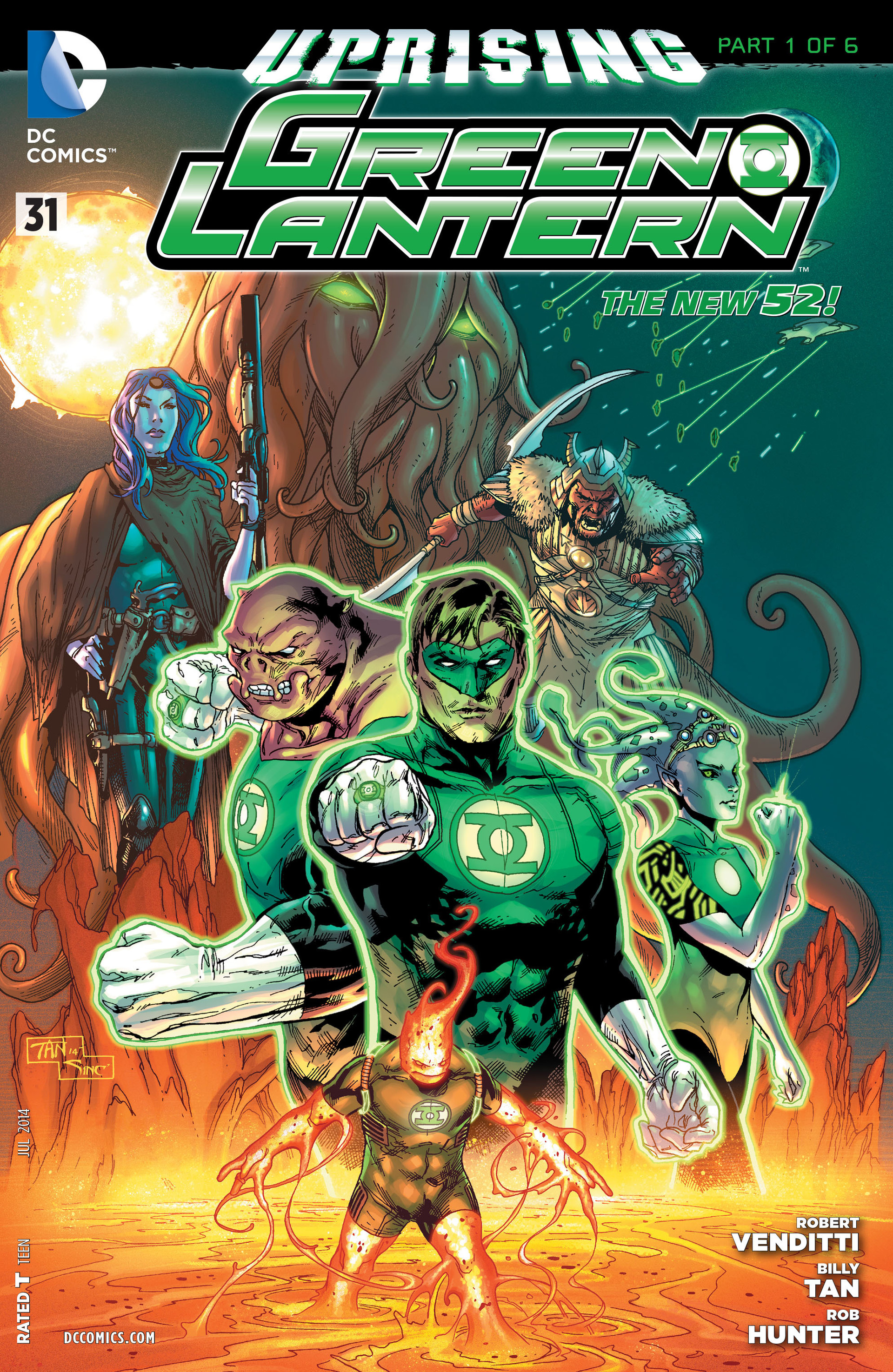 Read online Green Lantern (2011) comic -  Issue #31 - 1