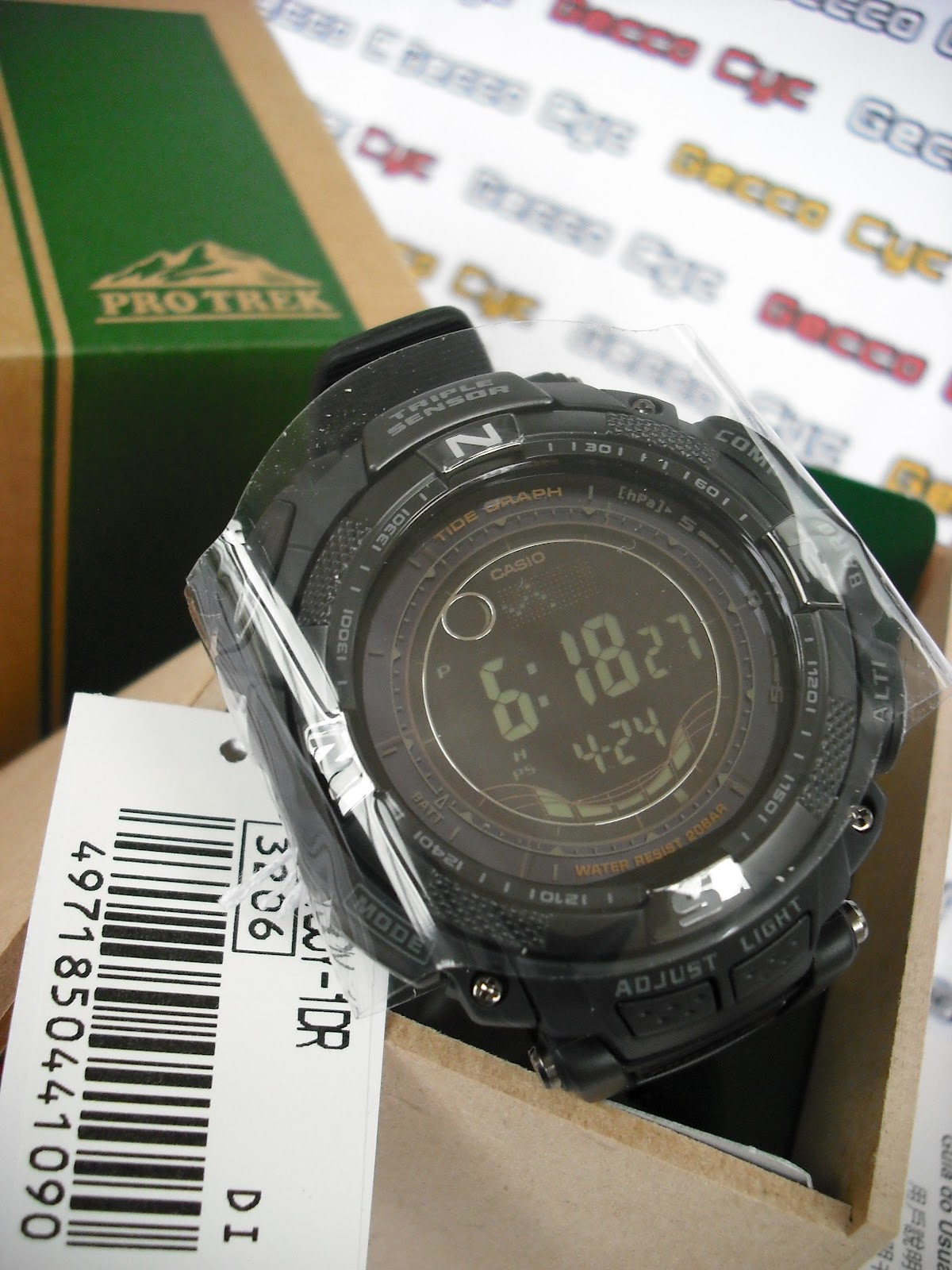Gecco Cyc (World of Watch): Casio Protrek PRG-130Y-1 All Black
