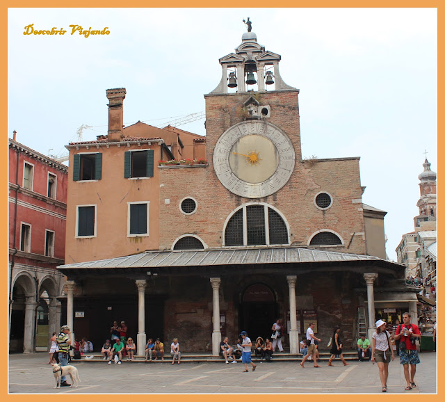 um dia em Veneza: san polo e santa croce -  Igreja de San Giacomo di Rialto