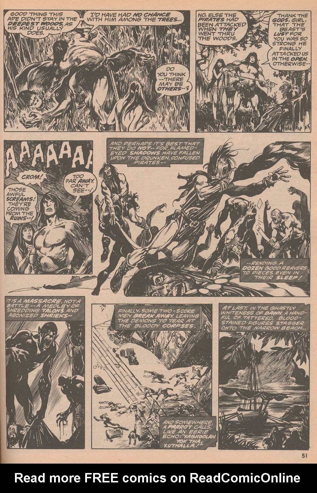Read online The Savage Sword Of Conan comic -  Issue #4 - 51
