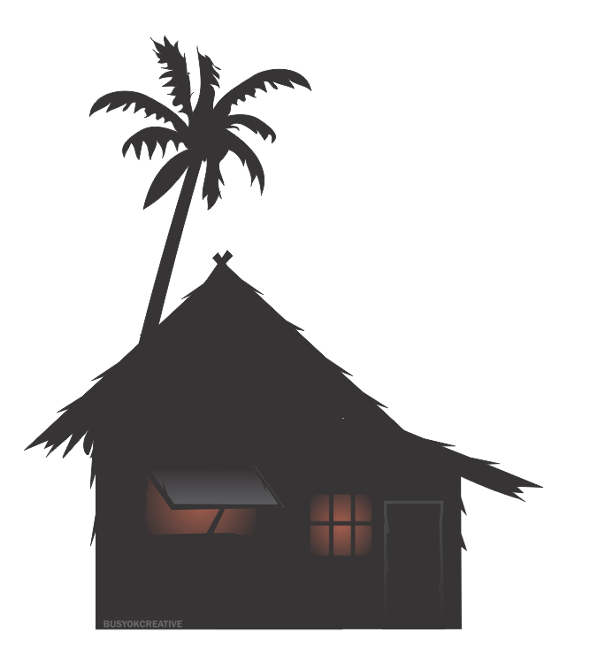 nipa house clipart - photo #46