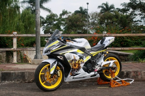 Modifikasi Ninja 250 FI Model Gambot Jakarta Barat Terbaru