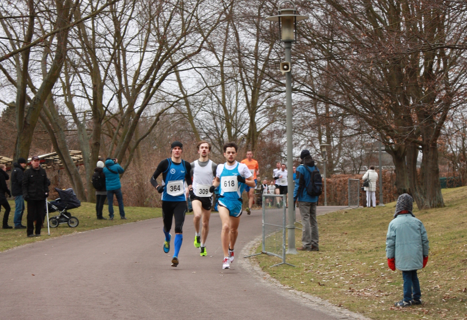 For the first 3 km this was my group.
