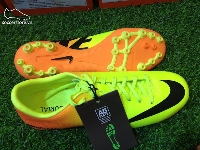 Nike Mercurial Victory IV TF Volt- Black- Citrus ( VItamin C)