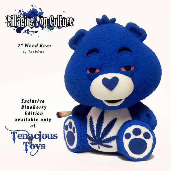 Tenacious Toys Exclusive “Blueberry” Munchy Time Care Bear 7” Resin Figure by Task One