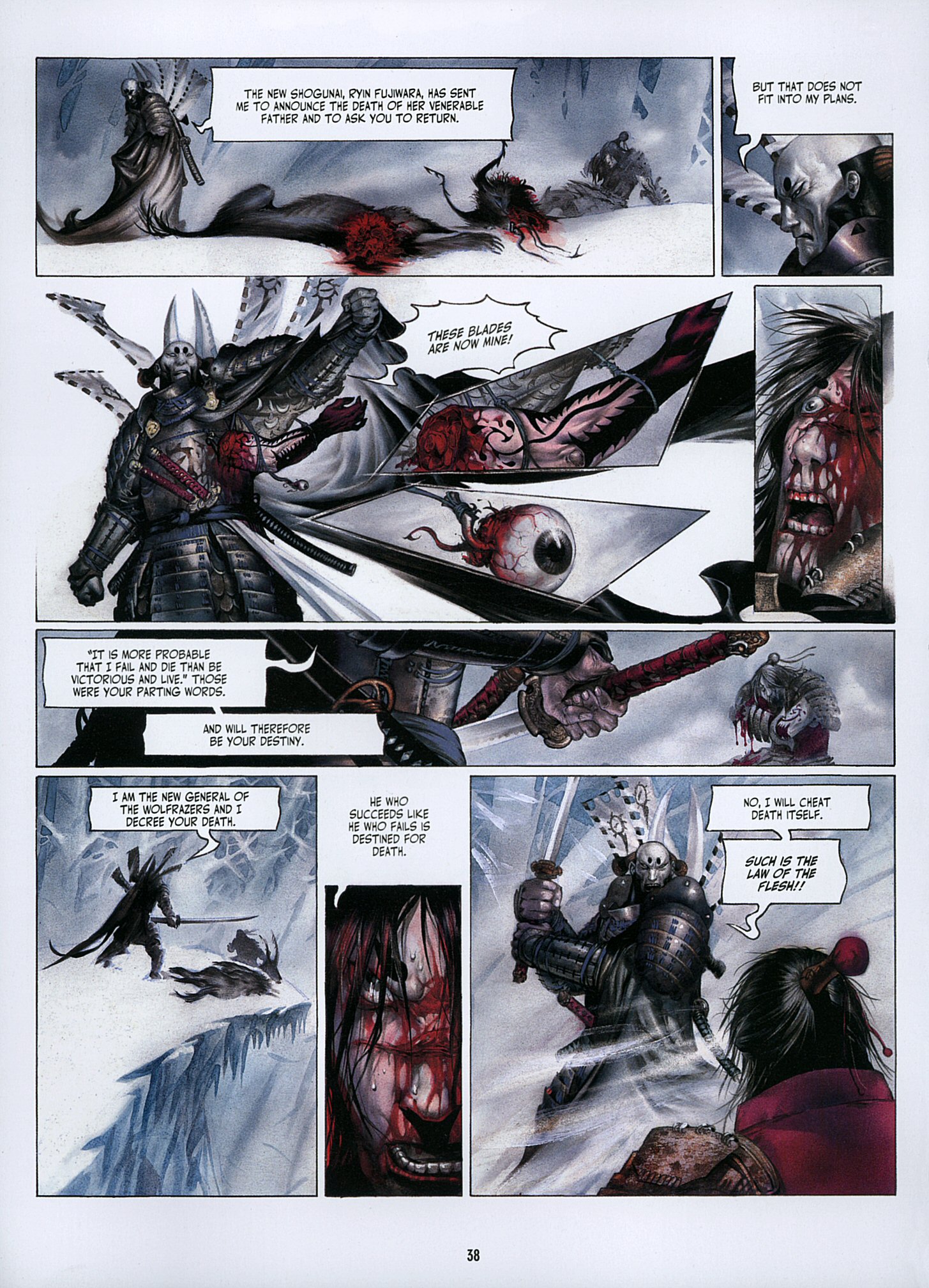 Read online Legend of the Scarlet Blades comic -  Issue # TPB - 39