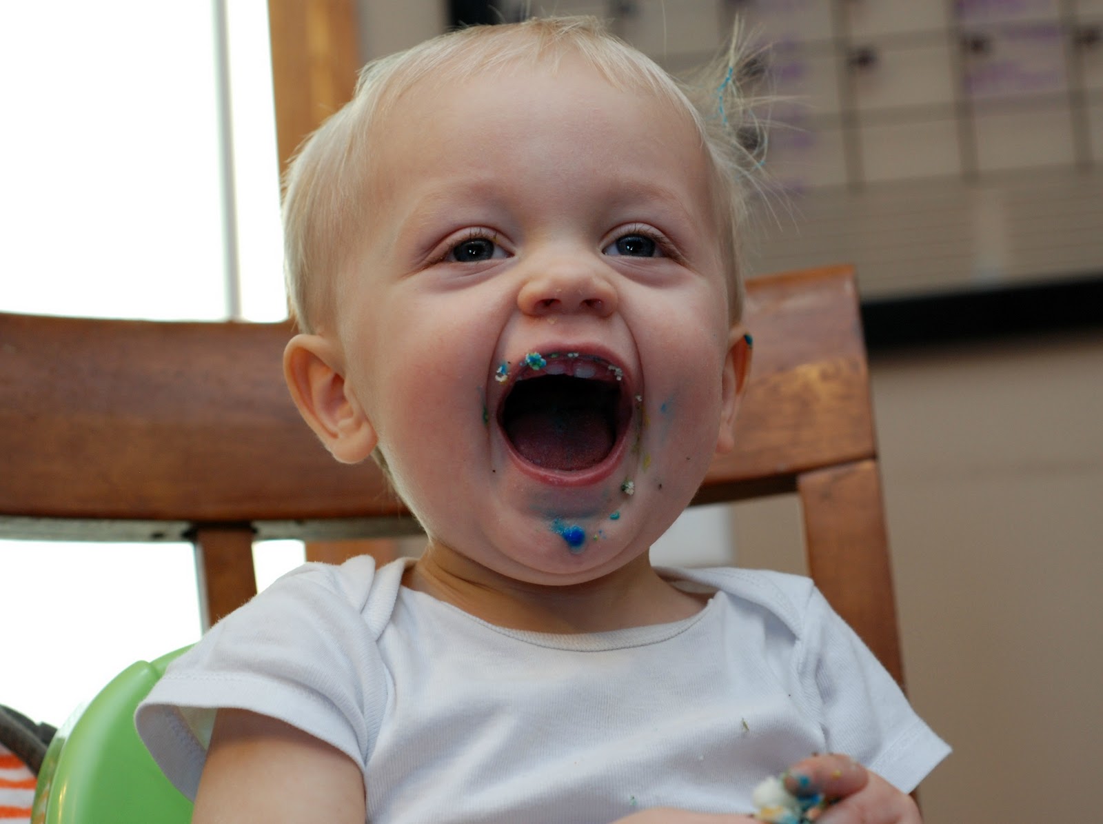 The Melquist Family Cake Eating Messy Hands kind of Day