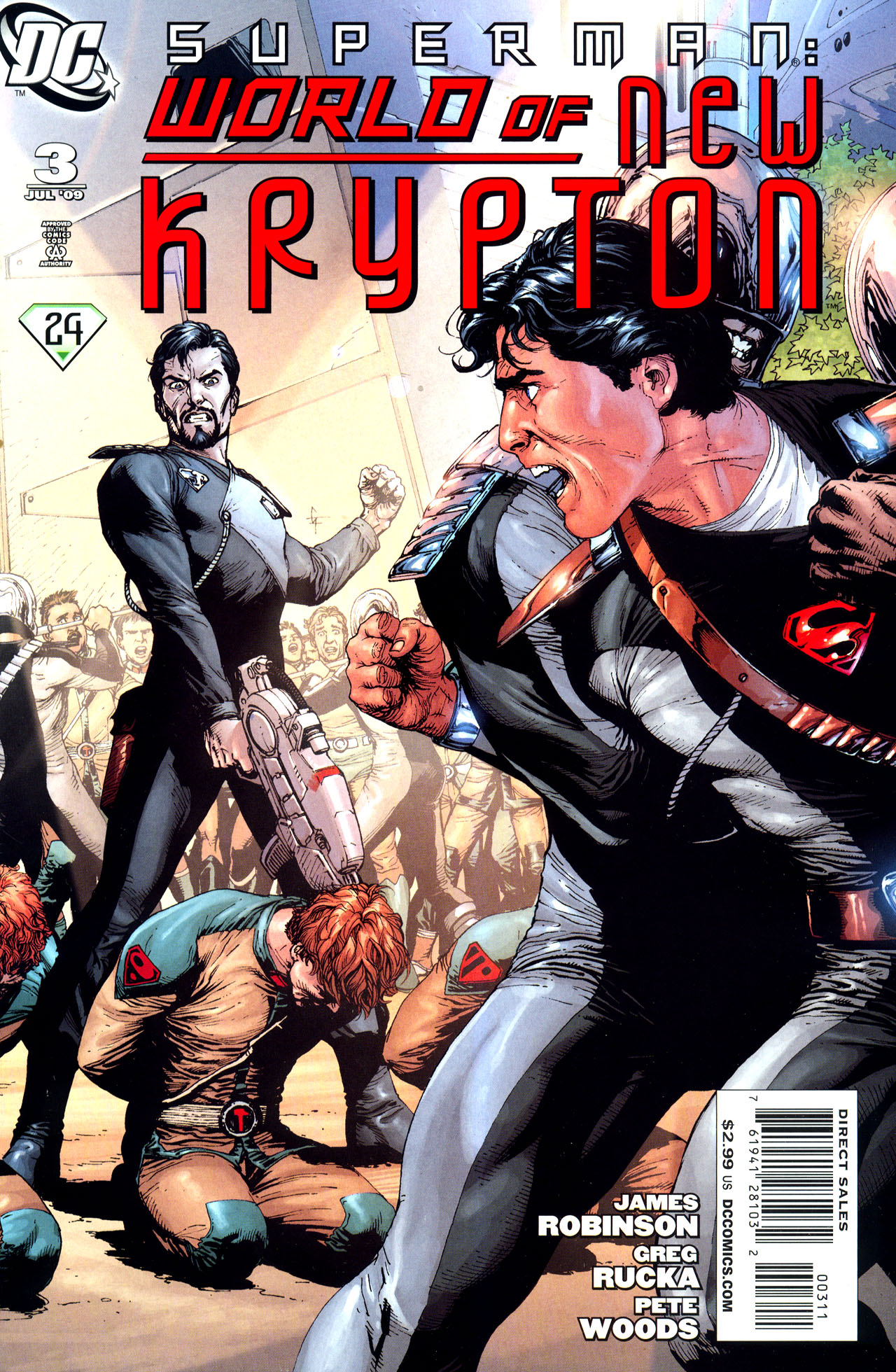 Read online Superman: World of New Krypton comic -  Issue #3 - 1