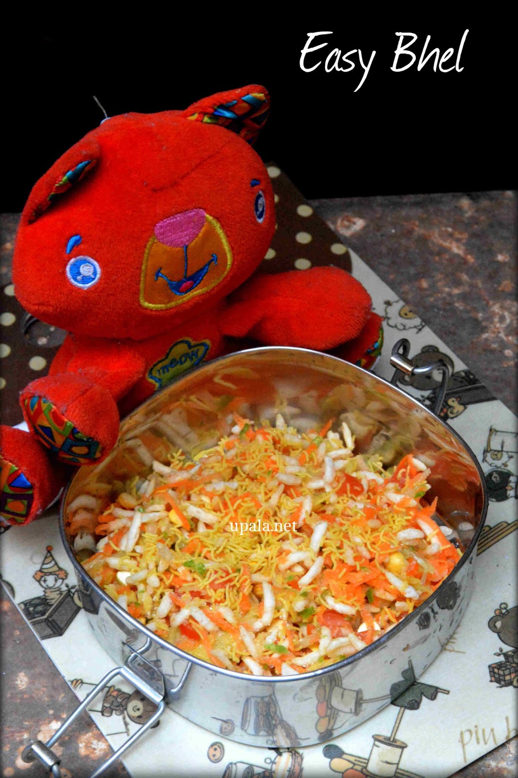 Upala Easy Bhel puri (No onion)Kids Snack box/Lunch box Ideas