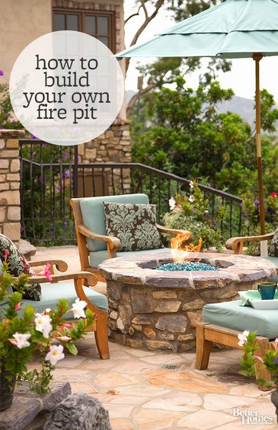 Update your backyard with a DIY fire pit .HelloHealthy.