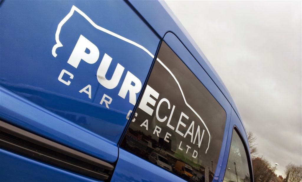 The Green I Signs Blog: chrome van lettering for pure clean car care ...