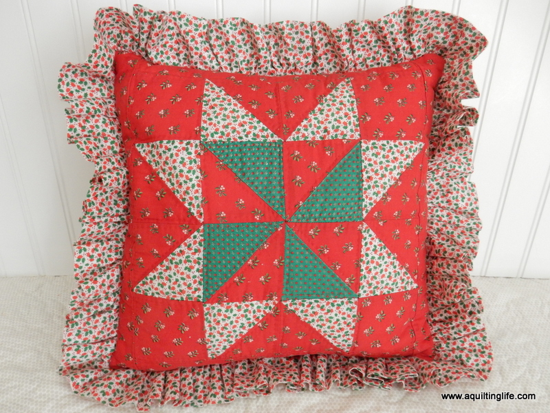 Quilted Christmas Pillows A Quilting Life a quilt blog