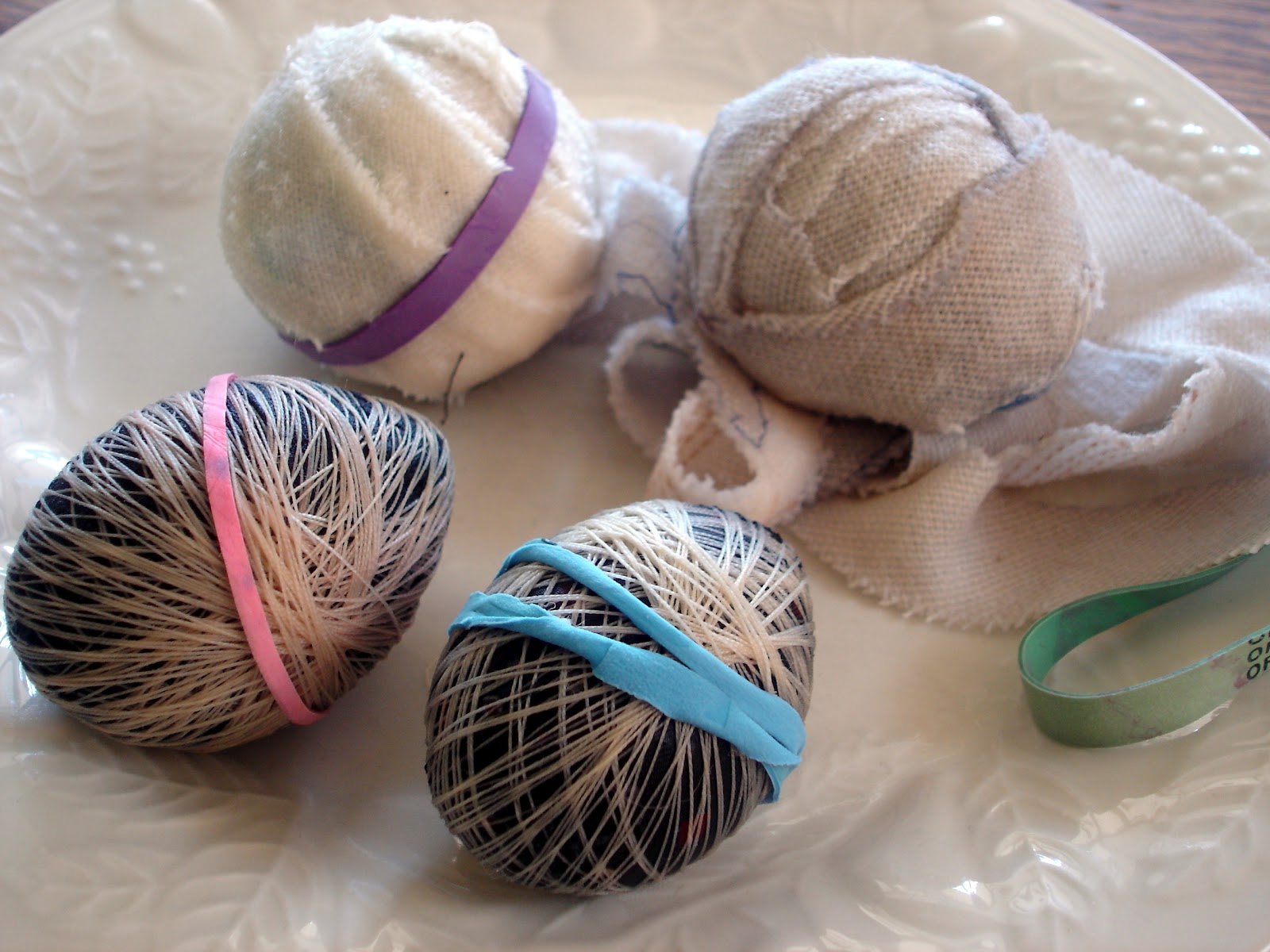 woman with wings silkdyed eggs